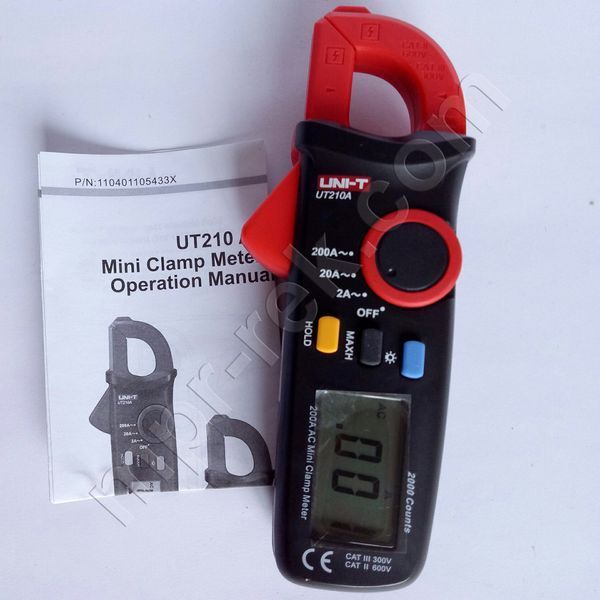 Кліщі струмовимірювальні UNIT UT210A (UTM 1210A) (до 200A) 3989 фото