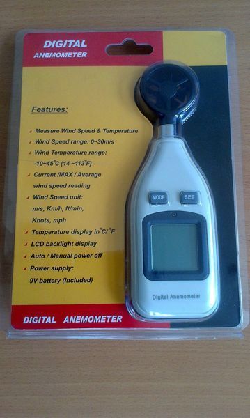 Анемометр Benetech GM816A (0,7-30 м/с; -10..+45 &deg;C) 2538 фото