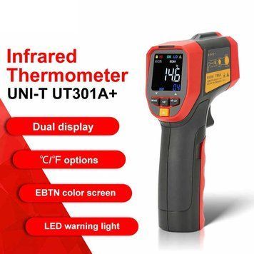 Пірометр UNIT UT301A+ (-32&deg;С - 420&deg;С) EMS: 0,1-1.00. DS:12:1 4564 фото