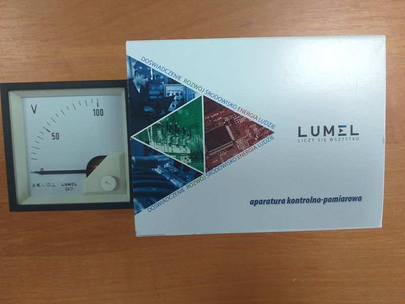 Аналоговий вольтметр LUMEL EA 17N E611 100V. Польща 4080 фото