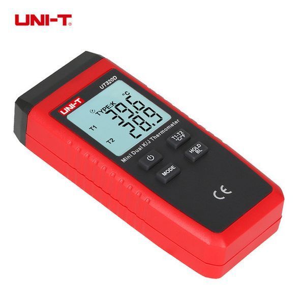 Термометр двоканальний UNI-T UT320D (-50..+1300 &deg;C) для термопар K/J типів 2632 фото