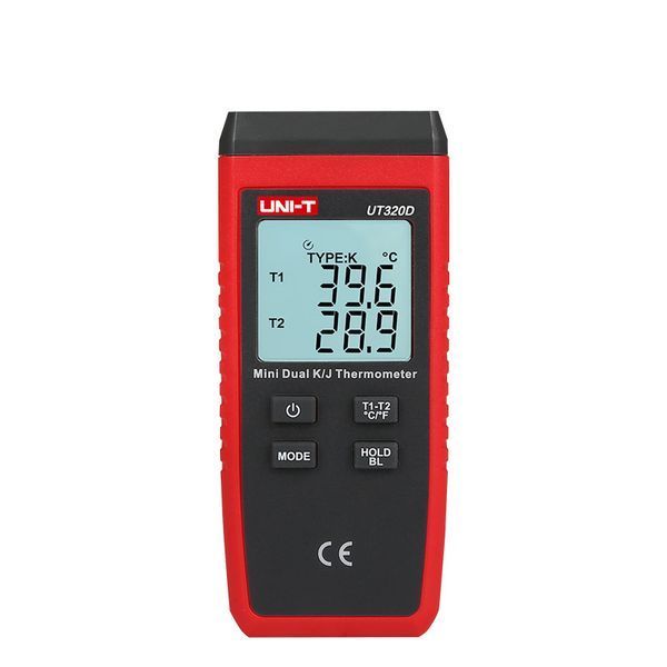 Термометр двоканальний UNI-T UT320D (-50..+1300 &deg;C) для термопар K/J типів 2632 фото