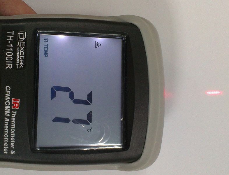Анемометр Exotek TH-1100IR (0,3-30 m/s; 0,01 m/s) (0-999,9 м2; 0,1 м2) (-50...+260 &deg;C) Німеччина 238 фото