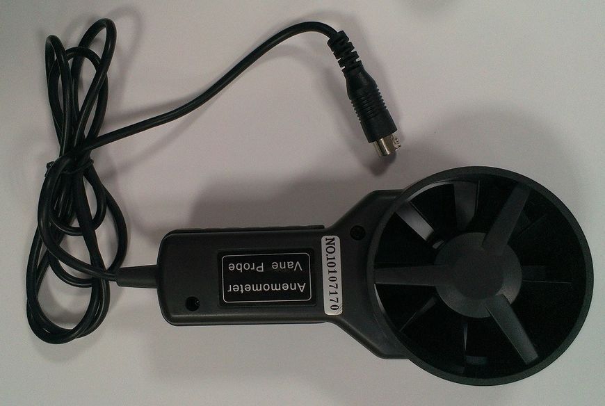 Анемометр Exotek TH-1100IR (0,3-30 m/s; 0,01 m/s) (0-999,9 м2; 0,1 м2) (-50...+260 &deg;C) Німеччина 238 фото