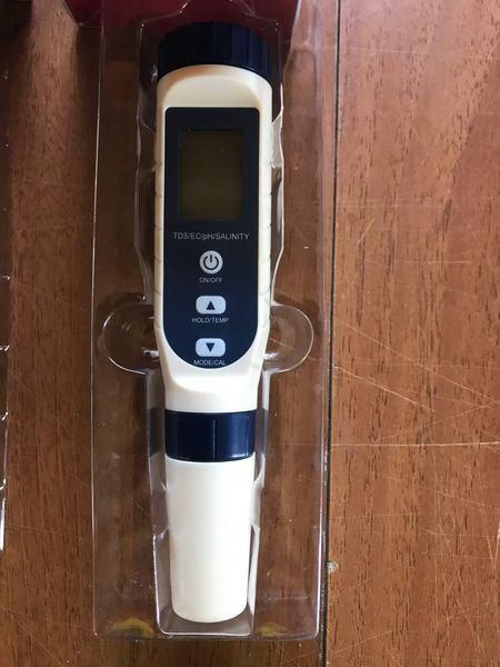 Покращений комбінований прилад 5 в 1 EZ9909 з підсвічуванням (pH, EC, TDS, Salinity, Temp) 4125 фото