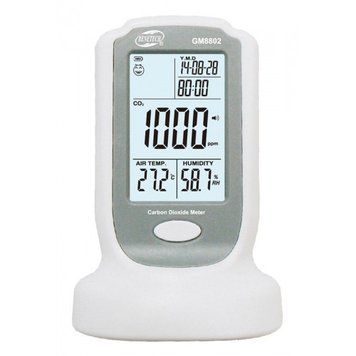 Детектор вуглекислого газу (CO2) Benetech GM8802 (від 0 до 2000 ppm) 2773 фото