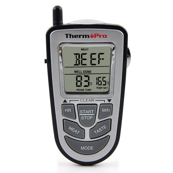 Бездротовий термометр (до 100 м) зі щупом для приготування їжі ThermoPro TP-09 (-10 до +250 &deg;С) 241 фото