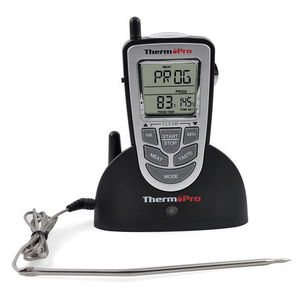 Бездротовий термометр (до 100 м) зі щупом для приготування їжі ThermoPro TP-09 (-10 до +250 &deg;С) 241 фото