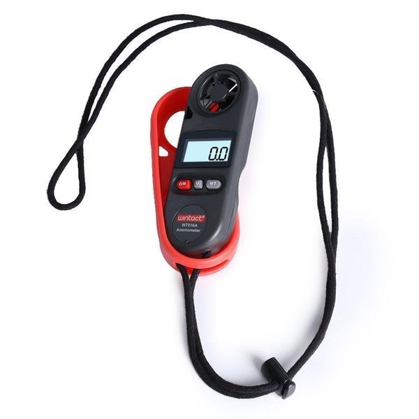 Цифровий анемометр Wintact WT816A (0,4 - 30 м/с) (крок виміру - 0,1 м/с) з вимірюванням температури 3388 фото