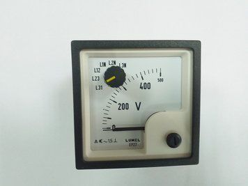 Аналоговий вольтметр LUMEL EP27N E615 500V Польща 4094 фото