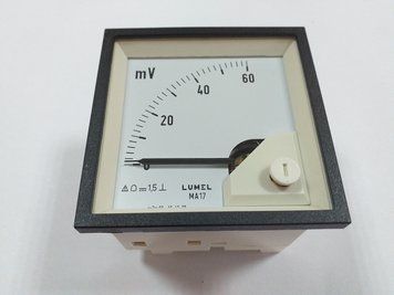 Аналоговий вольтметр LUMEL MA17N A505 60 mV Польща 4095 фото
