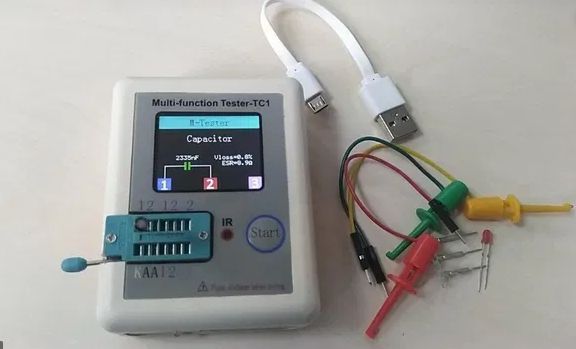Багатофункціональний тестер компонентів TC1-V2.12k з графічним дисплеєм TFT. 3936 фото