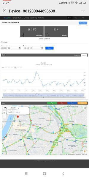 GPS реєстратор температури TT18 (-20 ...+ 60 &deg;С; &plusmn;0.3 &deg;С) 4372 фото
