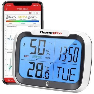 Термогігрометр з Bluetooth ThermoPro TP393 (-30..+60&deg;C; 10%...99%) 2910 фото