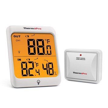 Термогігрометр ThermoPro TP63 (-20...+70&deg;C; 10-99%; &plusmn;1&deg;С; &plusmn;2%) з дистанційним датчиком T&deg; (60 метрів) 2953 фото