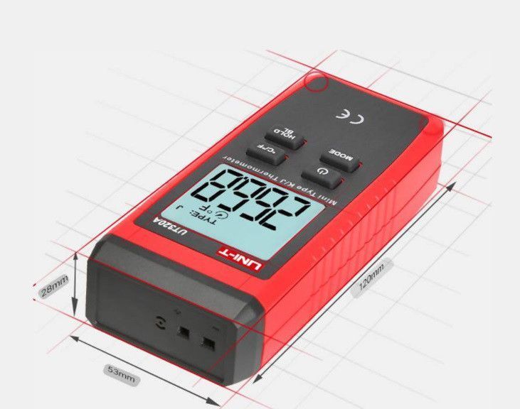 Термометр UNI-T UT320A (-50..+1300 &deg;C) для термопар K/J типів 4773 фото