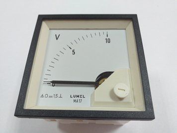 Аналоговий вольтметр LUMEL MA17N A606 10V Польща 4100 фото