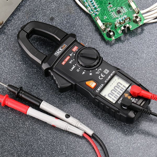 Струмовимірювальні кліщі TACKLIFE CM02A (AC) з функцією LowZ і термопарою 3889 фото
