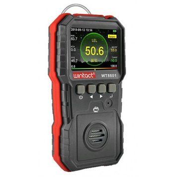 Вимірювач концентрації горючих газів Wintact WT8801 (від 0 % до 100 % LEL) Пам'ять 120 тис вимірювань 3577 фото