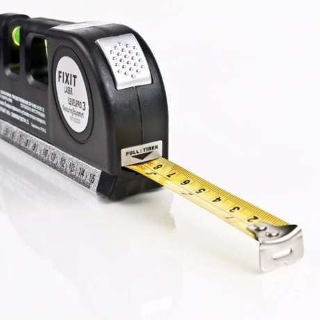 Лазерний рівень нівелір Fixit Laser Level Pro PRO 3 в 1 (лазерний, рідинний рівень і рулетка) 4769 фото