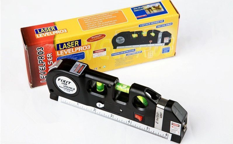 Лазерний рівень нівелір Fixit Laser Level Pro PRO 3 в 1 (лазерний, рідинний рівень і рулетка) 4769 фото