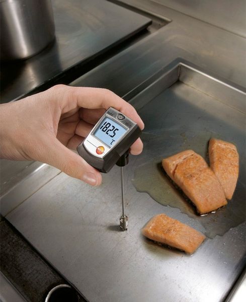 Технічний термометр testo 905-Т2 з підпружиненою термопарою для вимірювання на поверхні 4384 фото