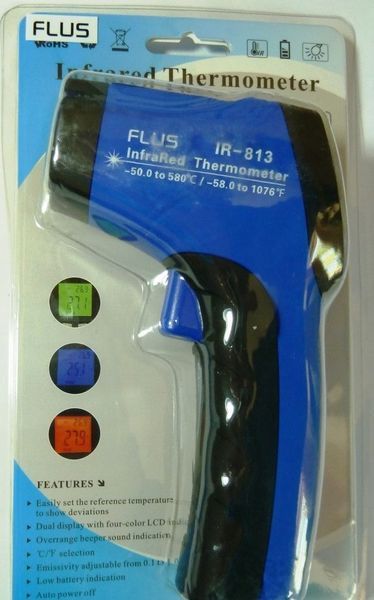 Пірометр Flus IR-813 (-50-580 ℃) EMS 0,1-1,0; DS: 13:1 2768 фото