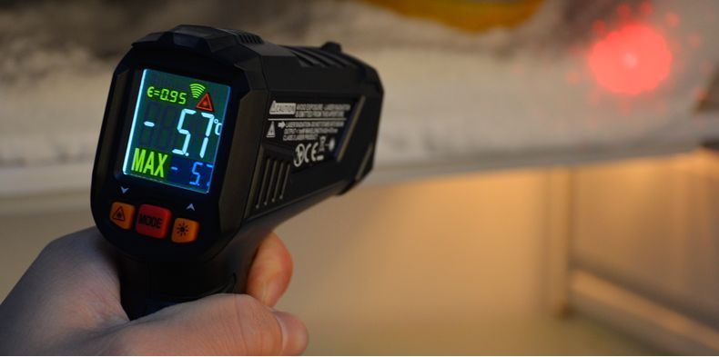 Пірометр Mestek IR01C (-50..+550 &deg;C; 0-100% RH) 2790 фото