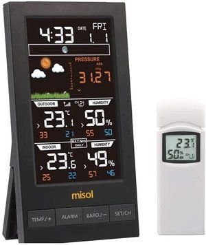 Домашня метеостанція з бездротовим датчиком MISOL WN2810-W1T 1875 фото
