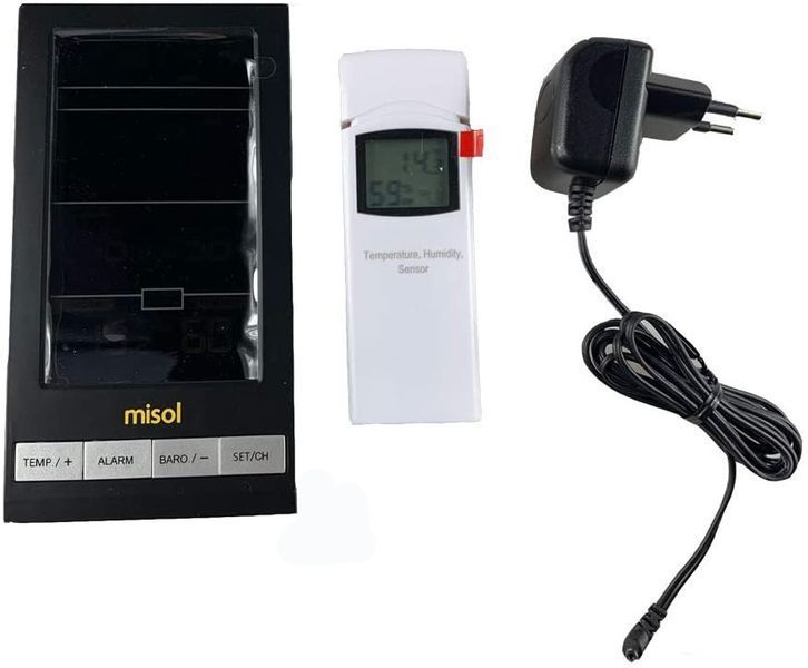 Домашня метеостанція з бездротовим датчиком MISOL WN2810-W1T 1875 фото