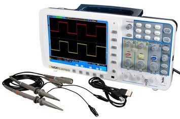 Осцилограф OWON SDS7102 (100 МГц, 2 каналу, 1 ГВ/с) з акумуляторною батареєю. 4653 фото