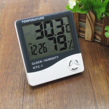 Цифровий термогігрометр HTC-1 (-10..+50 &deg;C; 10-99 %) 4682 фото