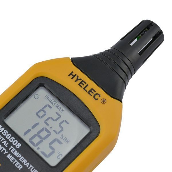Професійний термогігрометр Hyelec MS6508 (0 - 100%; -20&deg;C ... + 60&deg;C), точка роси DEW, WB 2344 фото