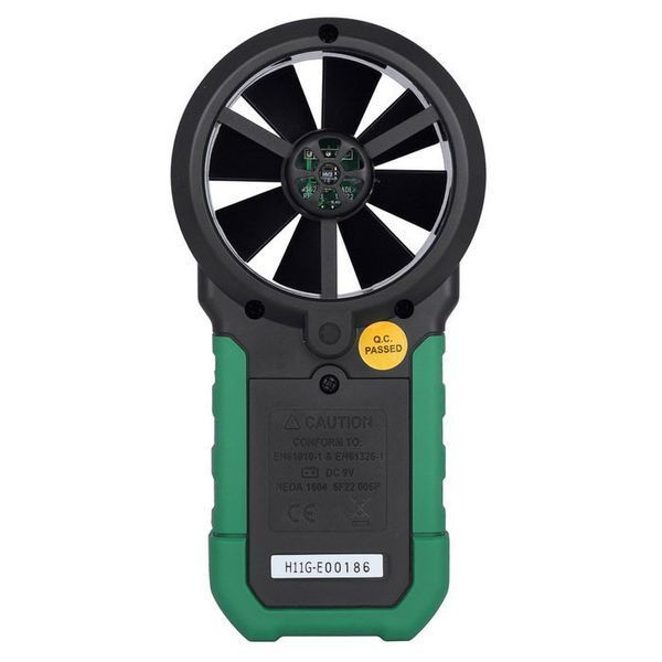 Анемометр Mastech* MS6252B (0,4..30,0 м/с; 9999 м3/c) з USB-інтерфейсом, гігрометром і термометром 2390 фото