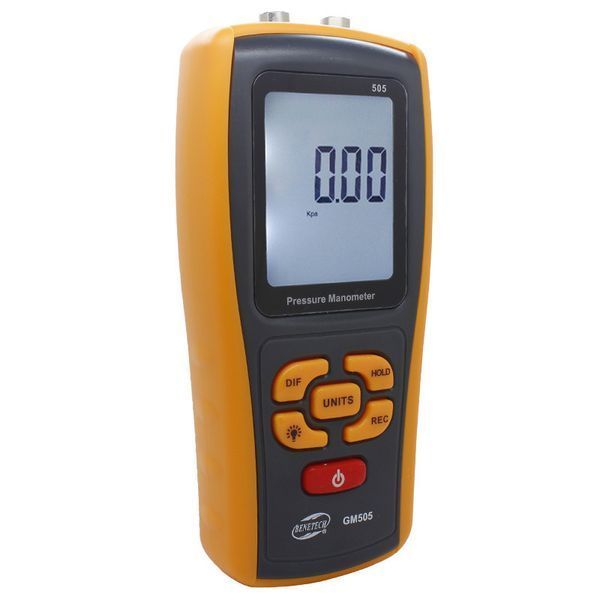 Диференціальний микроманометр Benetech GM505 (0.01/2,49 кПа; 0,01/24.9 mbar ) USB інтерфейс 2772 фото