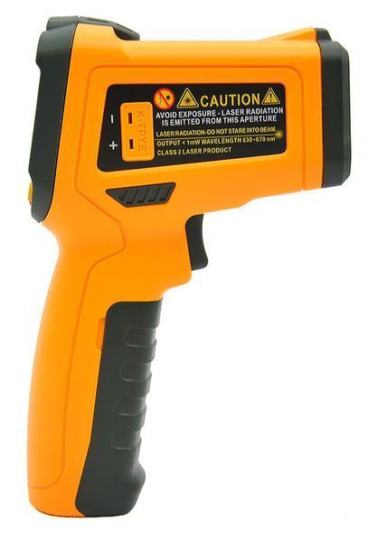 Пірометр PeakMeter PM6530C (IR :-50...+800&deg;C; Термопара: -40...+1000 &deg;C) DS:12:1; EMS:0,1-1,00 2542 фото
