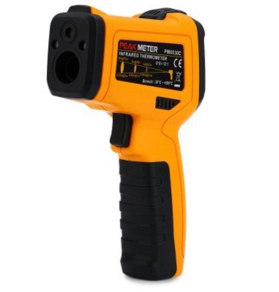 Пірометр PeakMeter PM6530C (IR :-50...+800&deg;C; Термопара: -40...+1000 &deg;C) DS:12:1; EMS:0,1-1,00 2542 фото